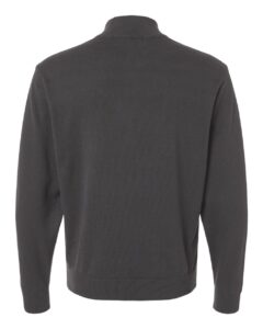 Devon & Jones DG446 Men’s New Classics Quarter-Zip Sweater – Graphite (back)