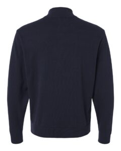 Devon & Jones DG446 Men’s New Classics Quarter-Zip Sweater – Navy (back)