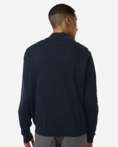 Devon & Jones DG446 Men’s New Classics Quarter-Zip Sweater – Navy (on model back)