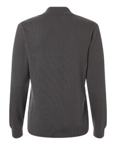 Devon & Jones DG446W Women’s New Classics Quarter-Zip Sweater – Graphite (back)