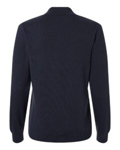 Devon & Jones DG446W Women’s New Classics Quarter-Zip Sweater – Navy (back)