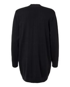 Devon & Jones DG447W Women’s New Classics Open Cardigan Sweater – Black (back)