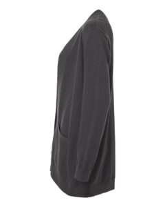 Devon & Jones DG447W Women’s New Classics Open Cardigan Sweater – Graphite (side)