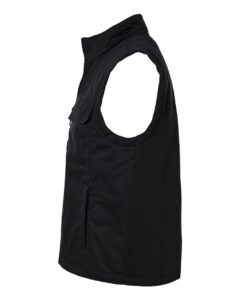 Harriton M723 Unisex ClimaBloc® Station Vest – Black (side)