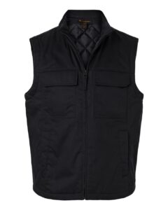 Harriton M723 Unisex ClimaBloc® Station Vest – Black