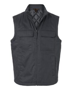 Harriton M723 Unisex ClimaBloc® Station Vest – Dark Charcoal