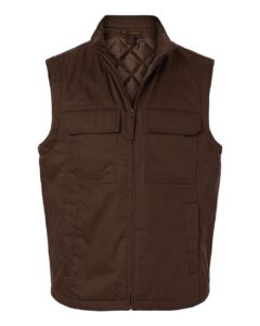 Harriton M723 Unisex ClimaBloc® Station Vest – Dark Mocha