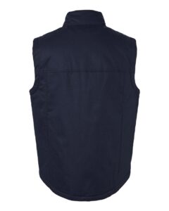 Harriton M723 Unisex ClimaBloc® Station Vest – Dark Navy (back)