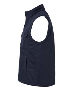 Harriton M723 Unisex ClimaBloc® Station Vest – Dark Navy (side)