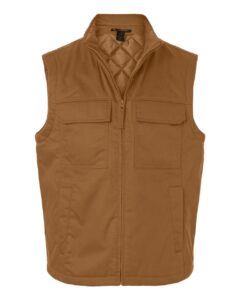 Harriton M723 Unisex ClimaBloc® Station Vest – Duck Brown