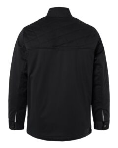 Harriton M781 Men’s Guardian Insulated Utility Jacket – Black (back)