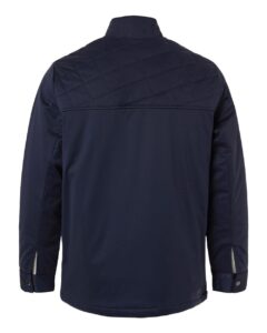 Harriton M781 Men’s Guardian Insulated Utility Jacket – Dark Navy (back)