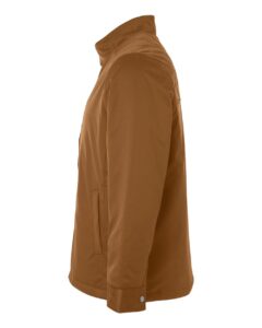 Harriton M781 Men’s Guardian Insulated Utility Jacket – Duck Brown (side)
