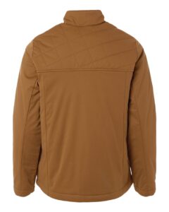Harriton M781W Women’s Guardian Insulated Utility Jacket – Duck Brown (back)