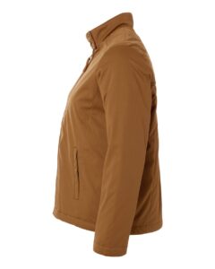 Harriton M781W Women’s Guardian Insulated Utility Jacket – Duck Brown (side)