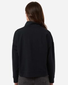 Independent Trading Co. EXP15WPQ Women’s Perform Quarter-Zip Pullover – Black (on model back)