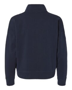 Independent Trading Co. EXP15WPQ Women’s Perform Quarter-Zip Pullover – Classic Navy (back)