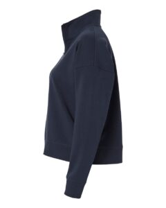 Independent Trading Co. EXP15WPQ Women’s Perform Quarter-Zip Pullover – Classic Navy (side)