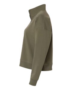 Independent Trading Co. EXP15WPQ Women’s Perform Quarter-Zip Pullover – Pine (side)