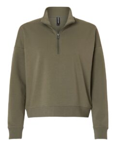 Independent Trading Co. EXP15WPQ Women’s Perform Quarter-Zip Pullover – Pine