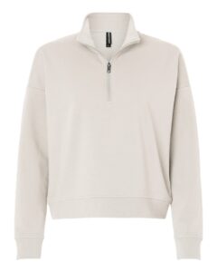 Independent Trading Co. EXP15WPQ Women’s Perform Quarter-Zip Pullover – Smoke
