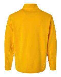 Team 365 TT401 Unisex Squad Cadet Quarter-Zip Tech Fleece Pullover – Sport Athletic Gold (back)