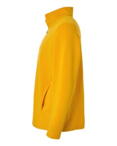 Team 365 TT401 Unisex Squad Cadet Quarter-Zip Tech Fleece Pullover – Sport Athletic Gold (side)