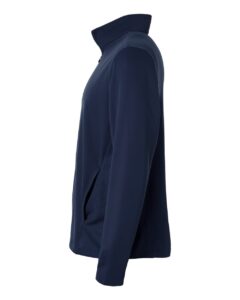 Team 365 TT401 Unisex Squad Cadet Quarter-Zip Tech Fleece Pullover – Sport Dark Navy (side)