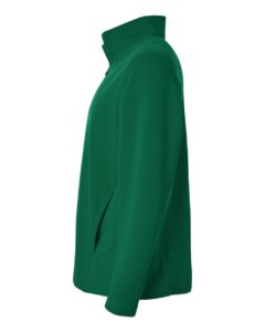 Team 365 TT401 Unisex Squad Cadet Quarter-Zip Tech Fleece Pullover – Sport Forest (side)