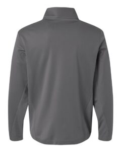 Team 365 TT401 Unisex Squad Cadet Quarter-Zip Tech Fleece Pullover – Sport Graphite (back)