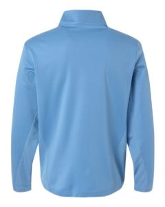 Team 365 TT401 Unisex Squad Cadet Quarter-Zip Tech Fleece Pullover – Sport Light Blue (back)