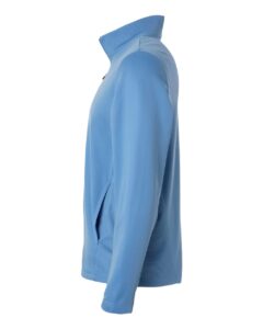 Team 365 TT401 Unisex Squad Cadet Quarter-Zip Tech Fleece Pullover – Sport Light Blue (side)