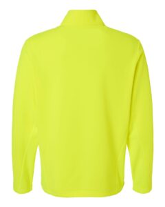Team 365 TT401 Unisex Squad Cadet Quarter-Zip Tech Fleece Pullover – Safety Yellow (back)