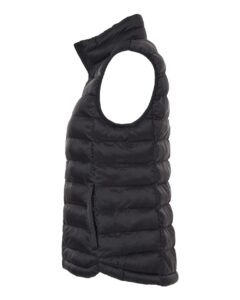 Weatherproof W26717 Women’s Lightweight Poly-filled Packable Vest – Black (side)
