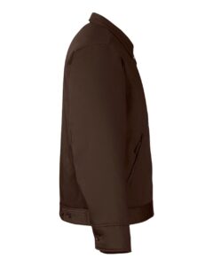 Harriton M721 Unisex ClimaBloc® Station Jacket – Dark Mocha (side)