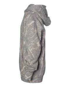 Independent Trading Co. SS4001Y Youth Midweight Hooded Sweatshirt – Deadwood Tree Camo (side)