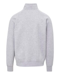 MV Sport 25157 Men’s Vintage Fleece Track Jacket – Heather Gray (back)