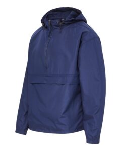 MV Sport 25602 Men’s Pioneer Packable Wind Breaker Jacket – Athletic Navy (side)