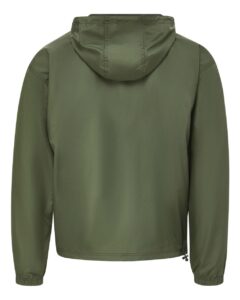 MV Sport 25602 Men’s Pioneer Packable Wind Breaker Jacket – Bronze Green (back)