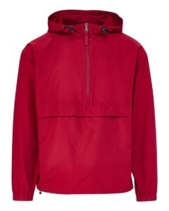 MV Sport 25602 Men’s Pioneer Packable Wind Breaker Jacket – Crimson