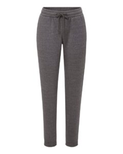 MV Sport W25153 Women’s Vintage Fleece Joggers – Charcoal