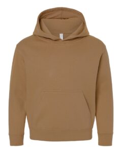 LAT 2296 Youth Hoodie Sweatshirt – Coyote Brown