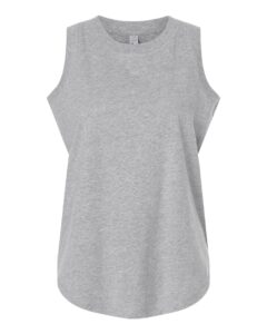 LAT 3592 Women’s Relaxed Fine Jersey Tank – Heather
