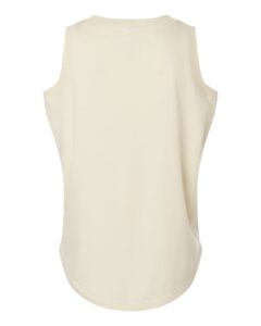 LAT 3592 Women’s Relaxed Fine Jersey Tank – Natural (back)