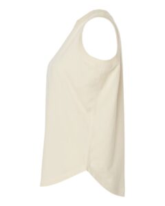 LAT 3592 Women’s Relaxed Fine Jersey Tank – Natural (side)