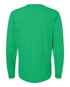 Tultex 202LS Unisex Fine Jersey Long Sleeve T-Shirt – Heather Kelly (back)