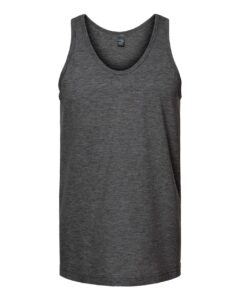Tultex S105 Unisex Fine Jersey Tank Top – Heather Charcoal