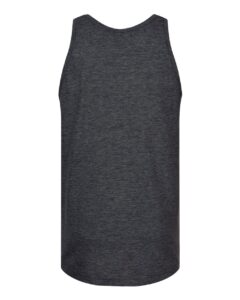 Tultex S105 Unisex Fine Jersey Tank Top – Heather Graphite (back)