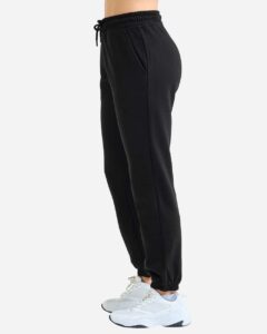 TriDri TD605 Unisex Jamie Recycled Joggers – Black (on model side)