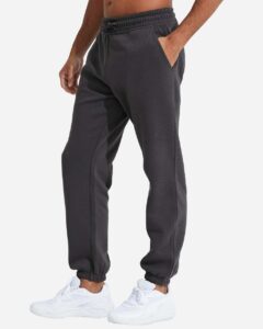 TriDri TD605 Unisex Jamie Recycled Joggers – Charcoal (on model side)